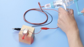 手回し発電機　高品質 ゼネコンV3(小学校用手回し発電機)